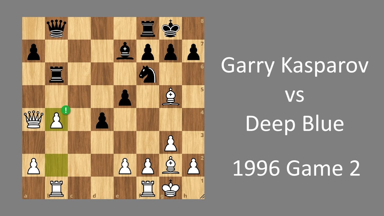 Man vs Machine battle#2, Garry Kasparov vs Deep Blue 1996 Game 2 - YouTube