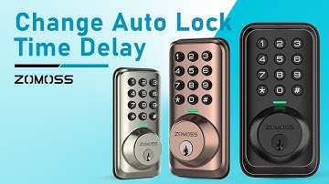 Change Auto Lock Time Delay--Zomoss Keypad Deadbolt Lock ZS01