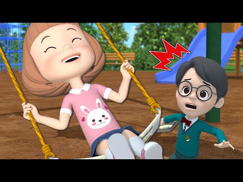 遊び場安全シリーズ│アンバーとあんぜんなせいかつベスト🚑│生活安全シリーズ│子供向けアニメ│ロボカーポリー テレビ