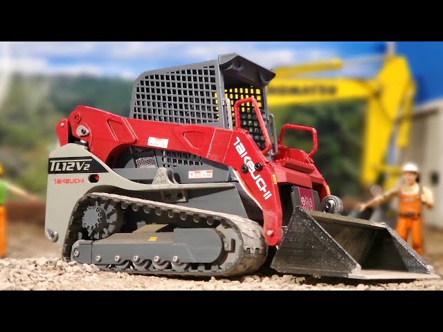 Amazing Detailed RC Skid Steer Working On Construction Site! In 1