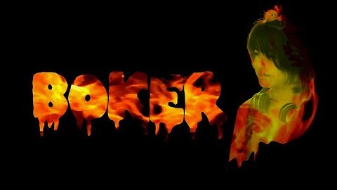 Cara Membuat VIDIO TEKS TERBAKAR keren || Kinemaster Video Editing | text efek terbakar