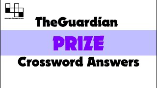 The Guardian Crossword Answers for #28703