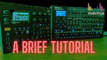 Roland SH-4d & Elektron Digitakt II Tutorial | 80s Beat jam at 07:32