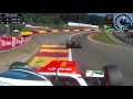 Jarno opmeer overtake around the outside formula renault spa