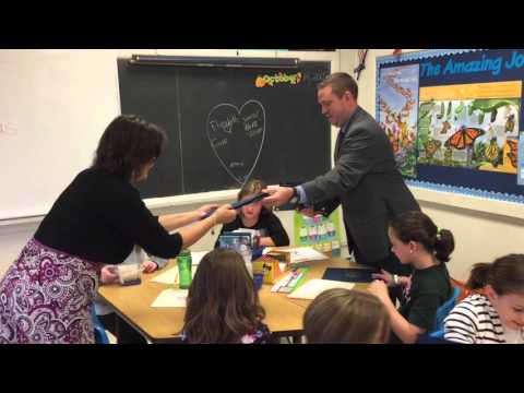 County Executive Neuhaus spends time with students at Willow Avenue Elementary School in Cornwall