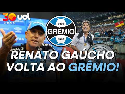 RENATO GAÚCHO IS BACK! GRÊMIO ANNOUNCES CLUB IDOL IN BID TO SAVE THE SEASON