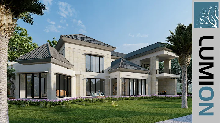LUMION 11 REALISTIC RENDER TUTORIAL #21 VILLA MODERN