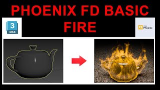 Phoenix FD basic Fire 3Ds max