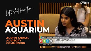 The Austin Aquarium Needs to be Shut Down
