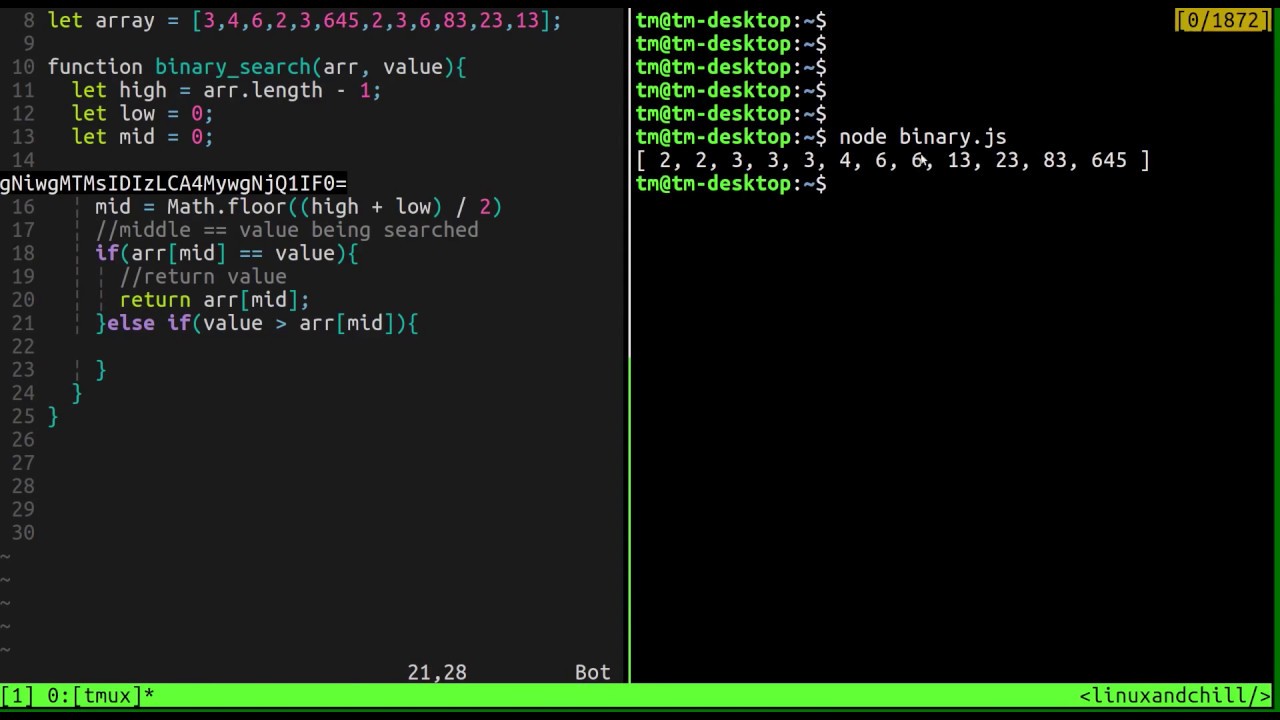 binary search in javascript - YouTube Binary Search In Javascript - Youtube