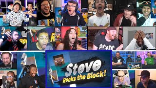 Super Smash Bros Ultimate Minecraft Steve Trailer REACTIONS MASHUP