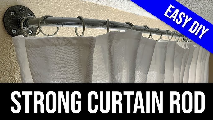 How To Make A Wooden Curtain Rod For Cheap - Iekel Road Home