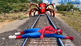 Homem Aranha e o Monstro Trem Aranha (Histórias de SUPER HERÓIS )