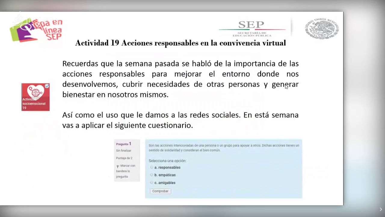 Módulo 10 semana 2 Prepa en Línea SEP - YouTube