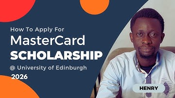 How to Apply for Mastercard Postgraduate Scholarship at University of Edinburgh 2026