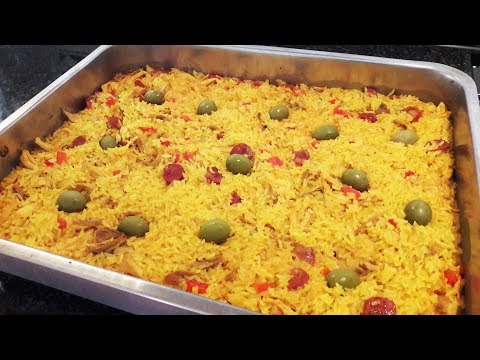 Arroz de Frango no Forno com Açafrão