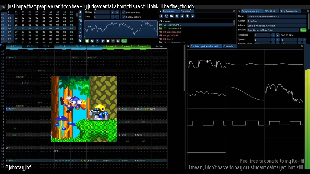John Tay - [Alternate] Mushroom Hill Zone Act 1 (YM2612 + SN76489)