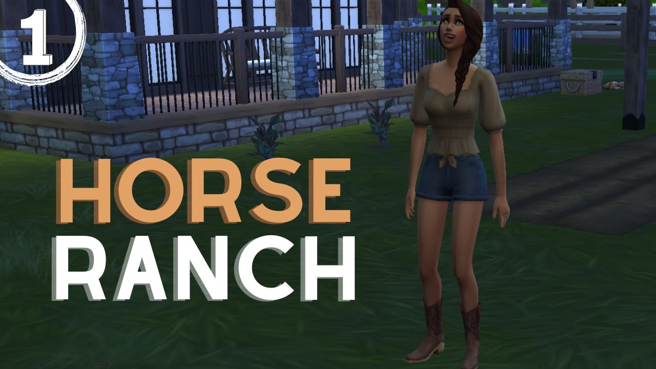 Meet the Barlow Family Horse Ranch Lets Play Sims 4 YouTube