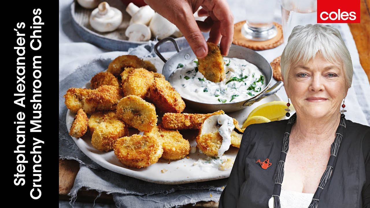 Stephanie Alexander's Crunchy Mushroom Chips