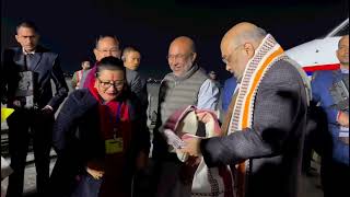 Union Home Minister Amit Shah Touched Down Imphal, Ahead Of A Super Packed Day, Today Evening
