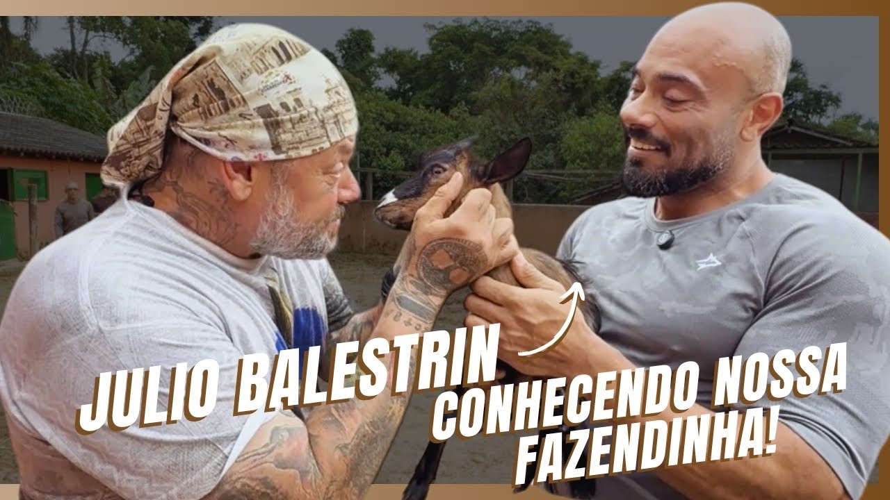 JÚLIO BALESTRIN SE APAIXONOU PELA CASA DOS BICHOS!
