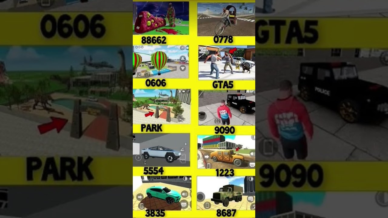 All Cheat Codes in one image #gaming #short - YouTube
