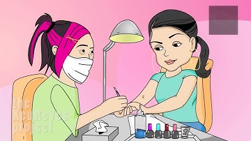 Anjelah Johnson "Nail Salon" Animated Cartoon | Funniest Nail Salon Experience Cartoon