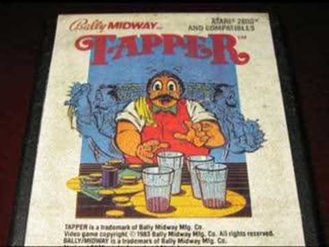 Classic Game Room – TAPPER for Atari 2600 review