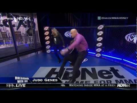 Who slammed Bas Rutten on Inside MMA?