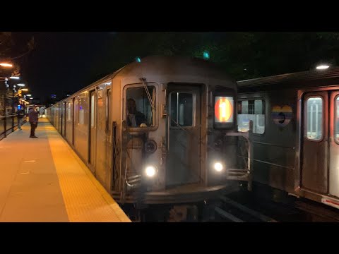 South Ferry Bound 1987 Bombardier R62A 2240 1 Express Train From Dyckman St To 96th St