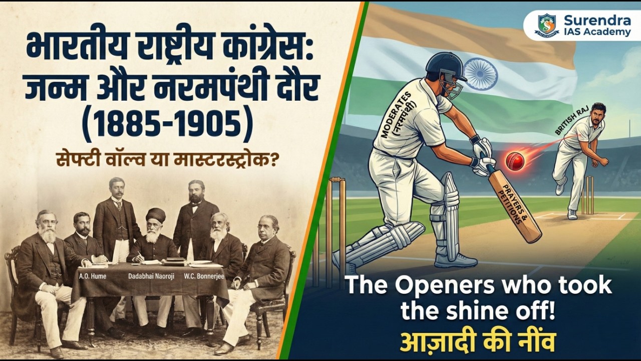 Moderate Phase of INC Explained | Indian Nationalism | UPSC GS History