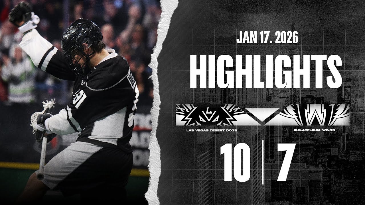 FULL GAME HIGHLIGHTS | Las Vegas Desert Dogs vs. Philadelphia Wings | January 17, 2026