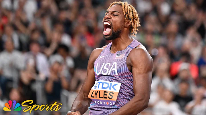 Noah Lyles runs FASTEST SEMIFINAL IN HISTORY with astounding 19.51 to reach 200m final | NBC Sports