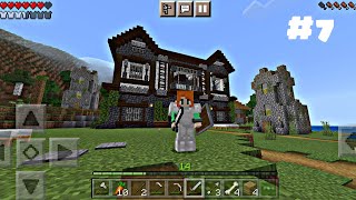I build a villager trading hall ll Minecraft pocket edition series ll episode 7 ll Maximum craft screenshot 2