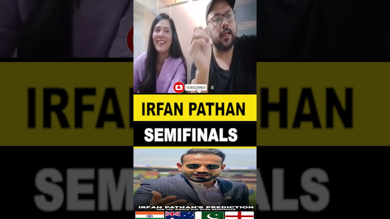 Irfan Pathan has predicted Pakistan to reach the semifinals of the T20 WC !