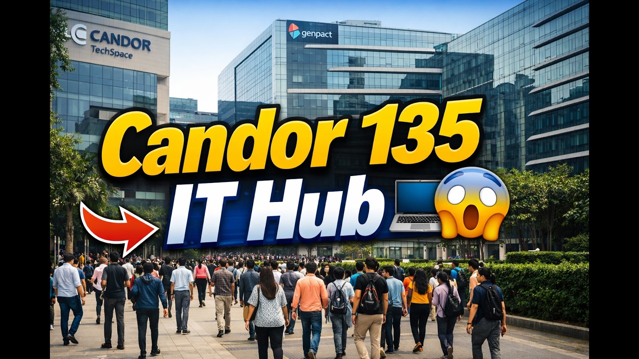 Noida Sector 135 IT Park Tour 😳 | Candor TechSpace Companies ...