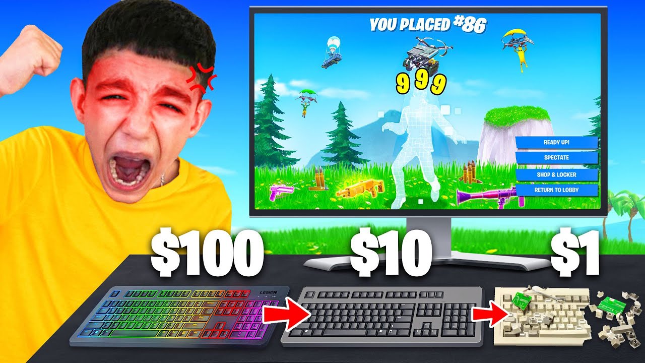 Every Death My little Brother Switches to a CHEAPER Keyboard in