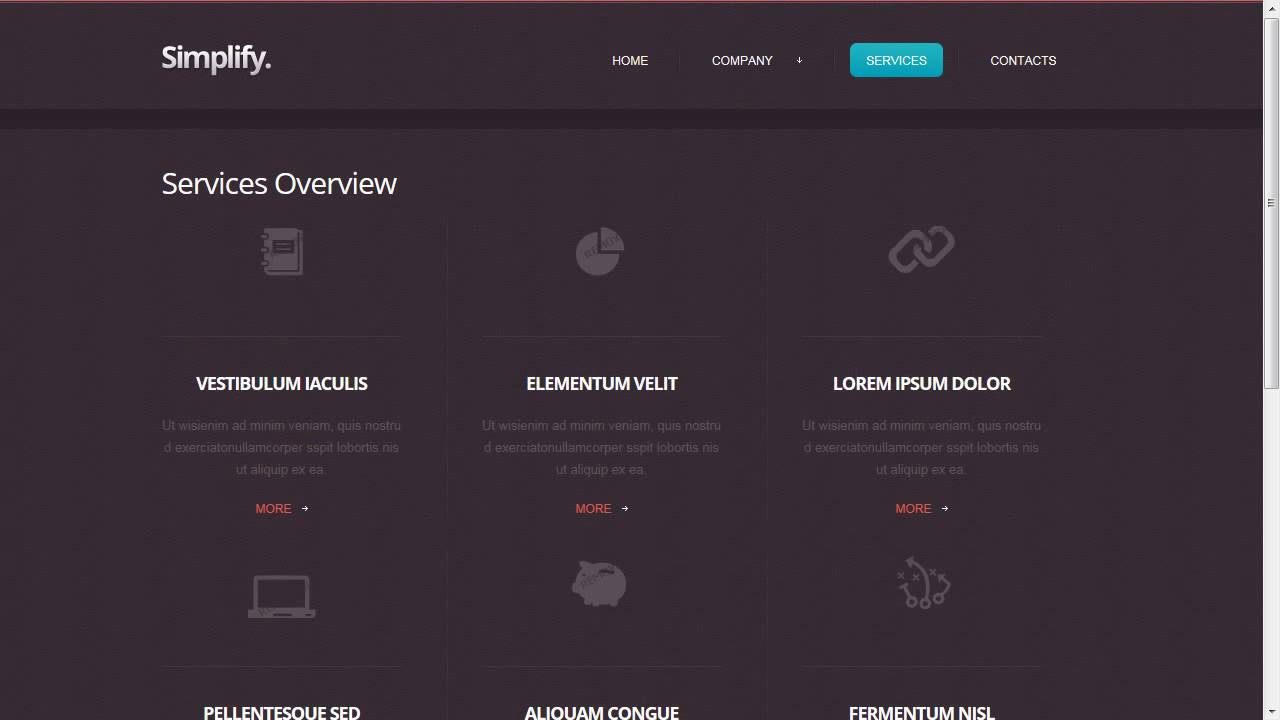 Investment Company Website Template