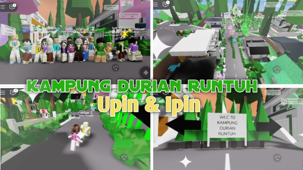 kampung durian runtuh ada di map Brookhaven 🤔😱||Roblox Indonesia 🇮🇩