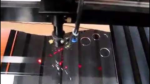 Jinan sudiao Acrylic laser cutting and drilling machine pvc engraving machine