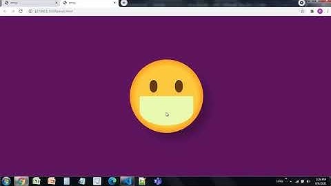 How to make  a mask emoji with html and css