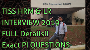 TISS HRM Interview 2019!!  PI questions,  experience...