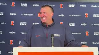 USC postgame: Illini coach Bret Bielema press conference