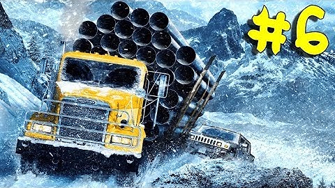 SnowRunner - Walkthrough - Part 6 - Drowned Scout Truck (PC HD) [1080p60FPS]