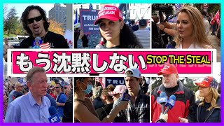 「Stop The Steal」米国人の大多数はもう沈黙しない【有権者の声】#トランプ集会 #StopTheSteal