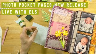 Pocket Pages Release & Spring Collection Sneak Peek | LIVE with Els