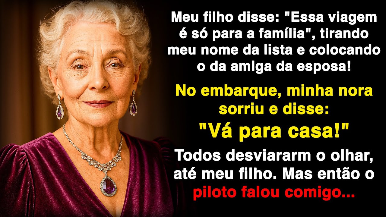 Meu filho me proibiu da viagem – mas eu ri quando o piloto disse: 'Bem-vinda a bordo, senhora!'