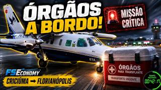✈️  Órgãos a Bordo! | Vôo CCM -  FLN  no Mitsubishi MU-2B 60 Marquise. screenshot 1