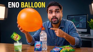 Eno Gas Balloon Science Experiment | Eno से Balloon कैसे फुलाए