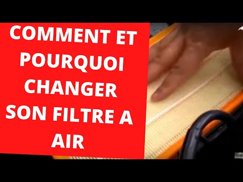 Vidéo: A quoi sert le filtre à air de voiture ?